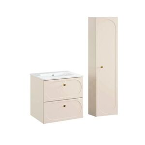 Petits-meubles KOUPELNOVÝ NÁBYTEK 60.2cm Sanae 2er-Set Pískově béžová obraz