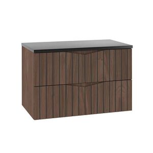 Petits-meubles SKŘÍŇKA POD UMYVADLO 80.6cm Siena Dřevo a černá obraz