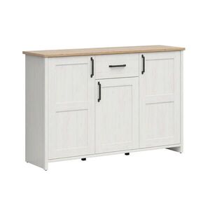 Petits-meubles SIDEBOARD Aksel Bílá a dřevo obraz