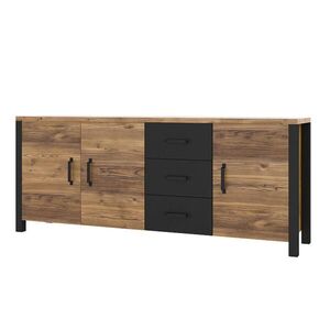 Petits-meubles SIDEBOARD Lyam Dřevo a černá obraz