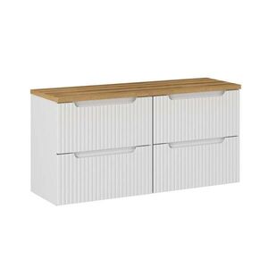 Petits-meubles SKŘÍŇKA POD UMYVADLO 120.4cm Riva Bílá a dřevo obraz
