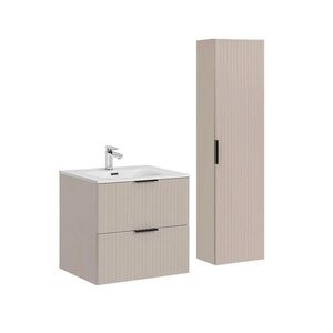 Petits-meubles KOUPELNOVÝ NÁBYTEK 60.2cm Adriel 2er-Set Béžová obraz