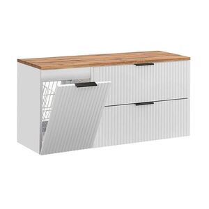 Petits-meubles SKŘÍŇKA POD UMYVADLO 120.8cm Adriel Bílá a dřevo obraz