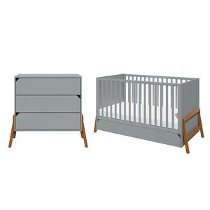 Petits-meubles POKOJ PRO MIMINKO 2DÍLNÝ Grey obraz