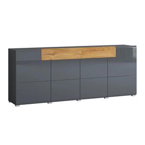 Petits-meubles SIDEBOARD Jules Šedá a dřevo obraz
