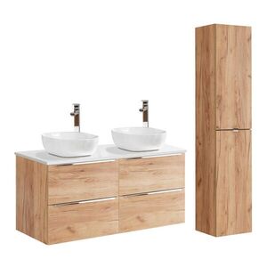 Petits-meubles KOUPELNOVÝ NÁBYTEK 120.4cm duben 2er-Set Dřevo obraz