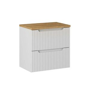 Petits-meubles SKŘÍŇKA POD UMYVADLO 60.4cm Riva Bílá a dřevo obraz