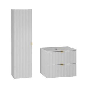 Petits-meubles KOUPELNOVÝ NÁBYTEK 60cm Lexa 2er-Set Bílá obraz