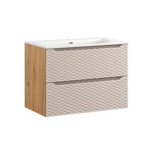 Petits-meubles UMYVADLO 80cm Elora Béžová a dřevo obraz