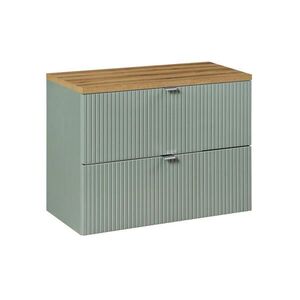 Petits-meubles SKŘÍŇKA POD UMYVADLO 80.4cm Jade Zelená a dřevo obraz