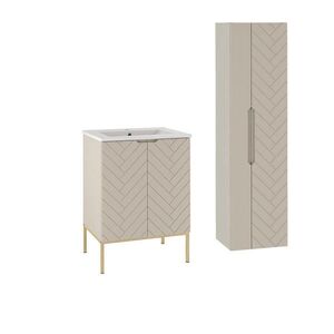Petits-meubles KOUPELNOVÝ NÁBYTEK 60cm Daria 2er-Set Kašmír obraz