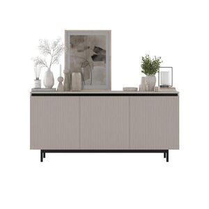 Meble Lindner KOMODA Selene 3D matný kašmír 167 cm s kovovým rámem obraz