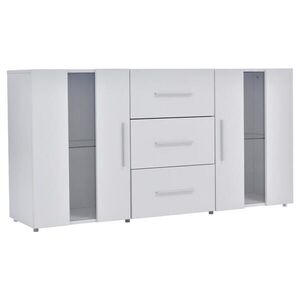 FLIEKS KOMODA LED 140cm TV stolek Úložná Moderní obraz