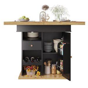 FLIEKS JÍDELNÍ STŮL rozkládací 110-140cm bar vinotéka obraz