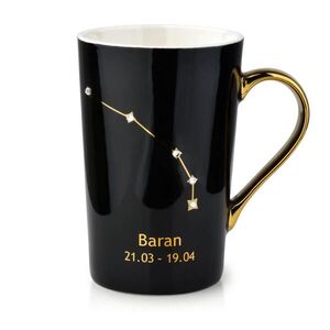 Mondex HRNEK Zodiak Baran, porcelán, černá obraz