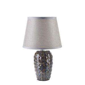 Mondex STOLNÍ LAMPA LETI RUSTIC, keramika, hnědá obraz