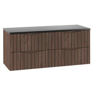 Petits-meubles SKŘÍŇKA POD UMYVADLO 120.6cm Siena Dřevo a černá obraz