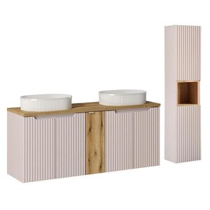 Petits-meubles KOUPELNOVÝ NÁBYTEK 140cm Riva 2er-Set Kašmír obraz