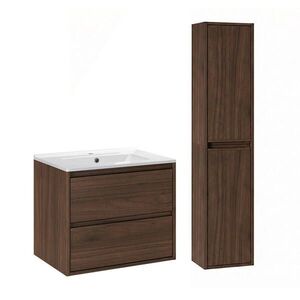 Petits-meubles KOUPELNOVÝ NÁBYTEK 61cm Edmé 2er-Set Dřevo obraz