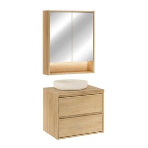Petits-meubles KOUPELNOVÝ NÁBYTEK 60cm Edmé 2er-Set Dřevo obraz