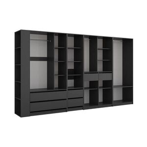 Vicco ŠATNÍ SKŘÍŇ Elmo Antracit 50 x 200 cm Sada 5 kusů obraz