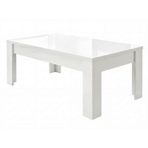 MID.YOU KONFERENČNÍ STOLEK, vysoce lesklá bílá, kompozitní dřevo, 122/65/45 cm obraz