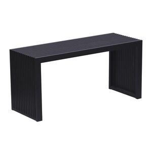 Relaxdays LAVICE Černá bambus bez opěradla 43x90x33 cm obraz