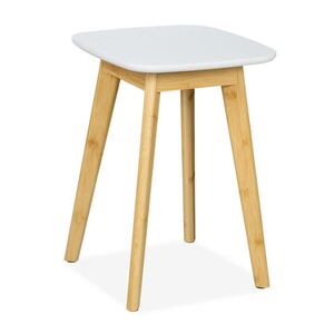 Relaxdays STOLIČKA Přírodní Bílá bambus 46 cm obraz