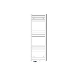 LuxeBath KOUPELNOVÉ těleso Sahara 400 x 1200 mm, bílé, rovné, s ventilem, průchozí obraz
