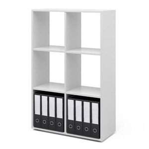 Vicco DĚLICÍ STĚNA Bílá 72 x 107.8 cm se 2 skládacími boxy obraz