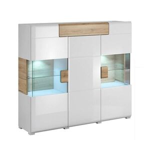 Petits-meubles SIDEBOARD Jules Bílá a dřevo obraz