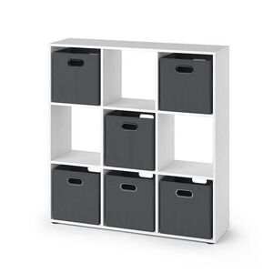 Vicco DĚLICÍ STĚNA Nove Bílá 104 x 108 cm se 6 skládacími boxy obraz