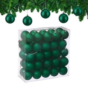Relaxdays BAŇKY tmavě zelené 50ks-set 6 cm obraz