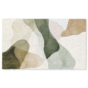MuchoWow ROHOŽKA Japandi - Abstraktní - Zelená 150x90 cm obraz