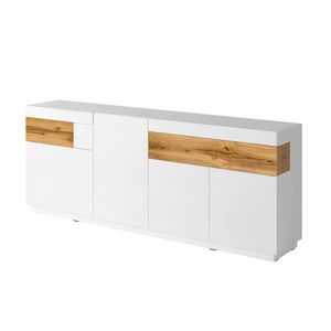Petits-meubles SIDEBOARD Andrea Bílá a dřevo obraz