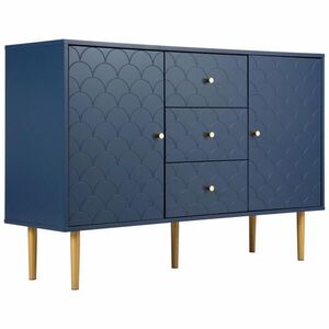 Urban Meuble KOMODA modrá, 82/40/120 cm obraz