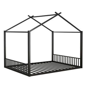 Urban Meuble DĚTSKÁ POSTEL kovová 140x200, dětská postel černá obraz