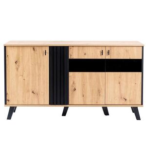 Urban Meuble KOMODA černá, 140/78/41 cm obraz