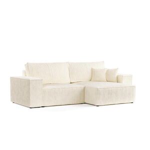 AltaBeds ROHOVÁ SEDAČKA CAVO, textil, Krémová obraz