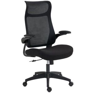 HOMCOM KANCELÁŘSKÁ ŽIDLE s 3D opěrkami, síťovým potahem a opěrkou hlavy, ergonomická obraz