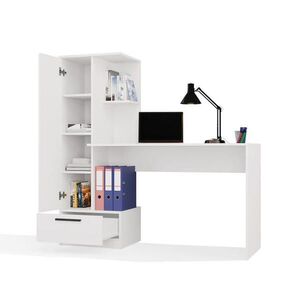 RAUMHIRSCH FURNITURE PSACÍ STŮL Bílý 143/140/50 obraz