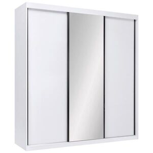P & B ŠATNÍ SKŘÍŇ S POSUVNÝMI DVEŘM, bílá, 200/215/59, 5 cm obraz