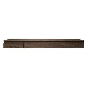 Selsey TV stolek Bemmi Slim čtyřdveřový, dekor ořech Wisconsin, 200 cm obraz