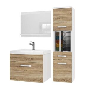 B BELINI GROUP KOUPELNOVÝ NÁBYTEK Koupelnová SADA PRI M3, Dub Sonoma matný, 90 cm obraz