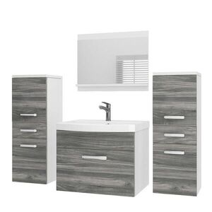 B BELINI GROUP KOUPELNOVÝ NÁBYTEK Koupelnová SADA PRI M4, Glamour dřevo matné, 120 cm obraz