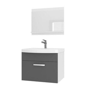 B BELINI GROUP KOUPELNOVÝ NÁBYTEK Koupelnová SADA PRI M1, Šedá matná, 60 cm obraz