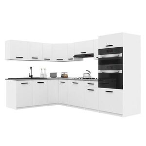 B BELINI GROUP KUCHYŇSKÁ LINKA Italia 8 420 cm , s pracovními deskami, Bílá matná obraz