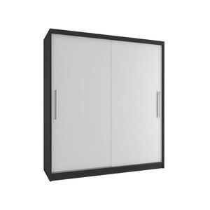 B BELINI GROUP POSUVNÁ SKŘÍŇ Verona SI, Černá/Bílá Mat, 133 cm obraz