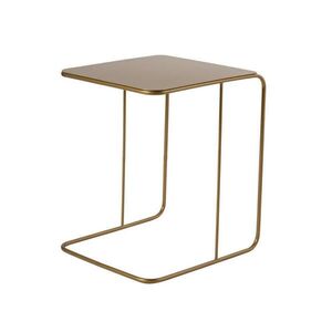 Calicosy ODKLÁDACÍ stolek s kovovou deskou, výška 46 cm - OWEN obraz