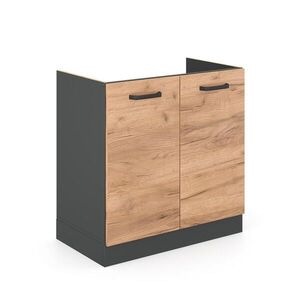 Vicco SKŘÍŇKA POD DŘEZ R-Line Zlatý mocný dub 80 cm bez pracovní desky obraz